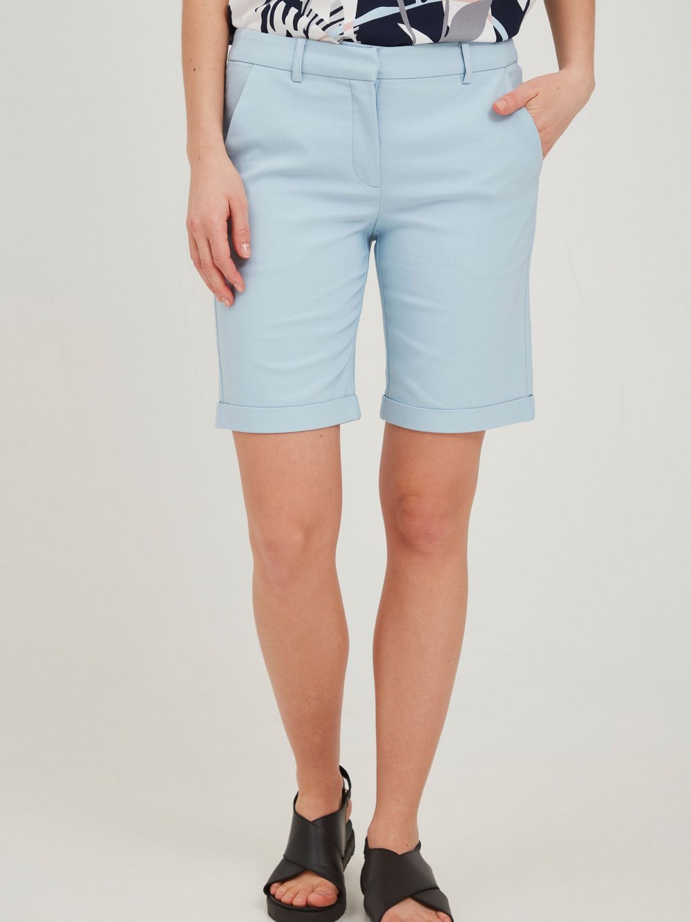 fransa Shorts Damen blau, 36