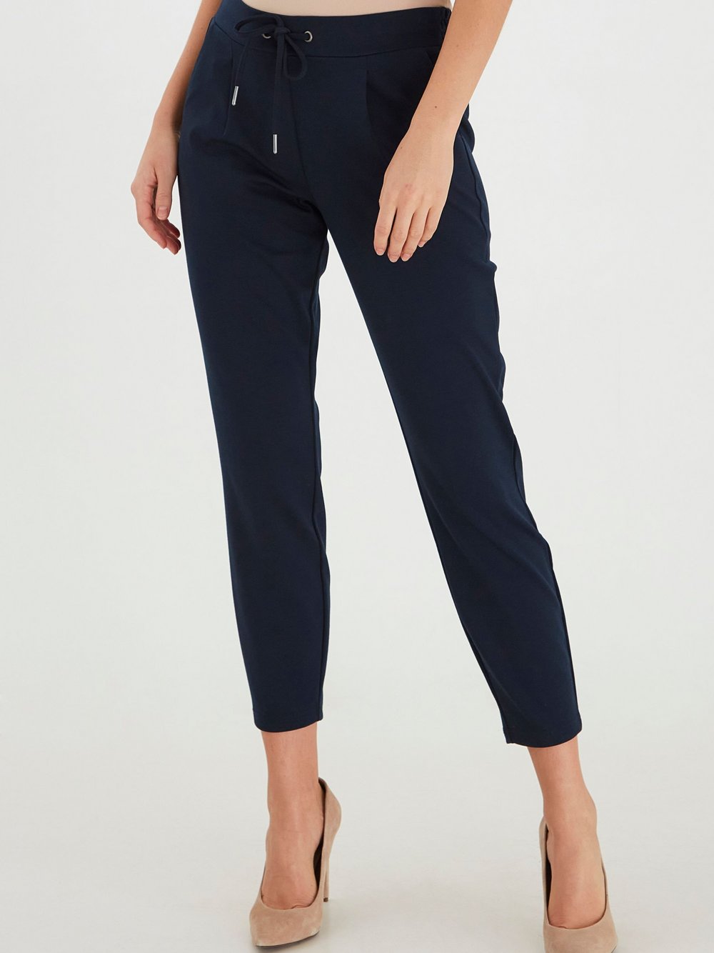 B.Young Stoffhose Damen blau, M