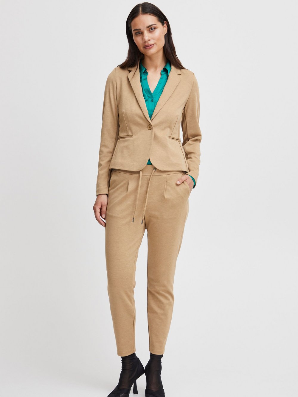 B.Young Stoffhose Damen braun, M