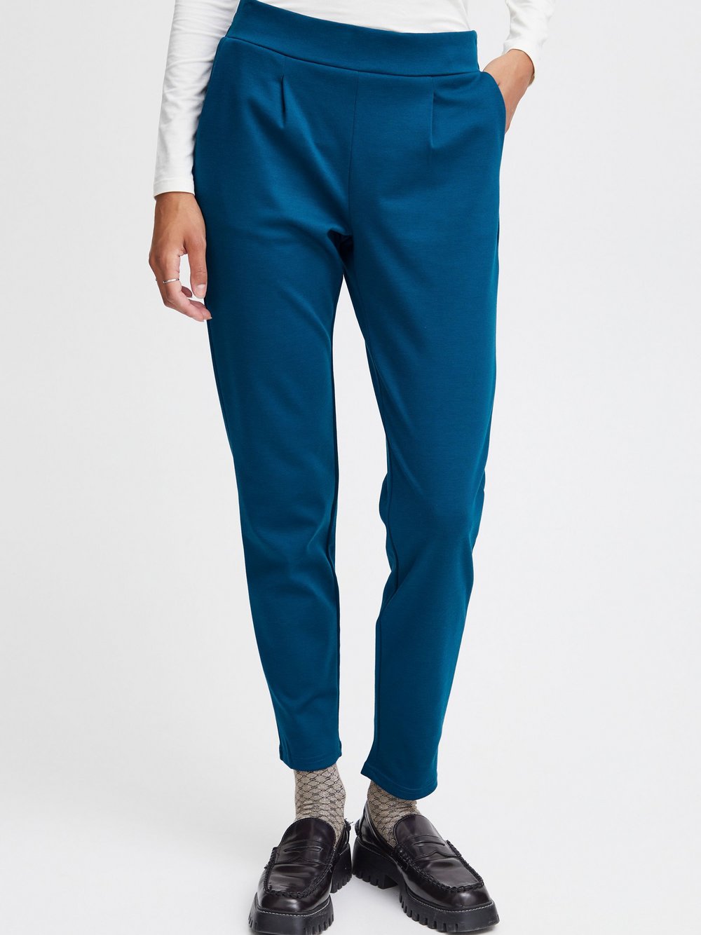 B.Young Stoffhose Damen blau, M