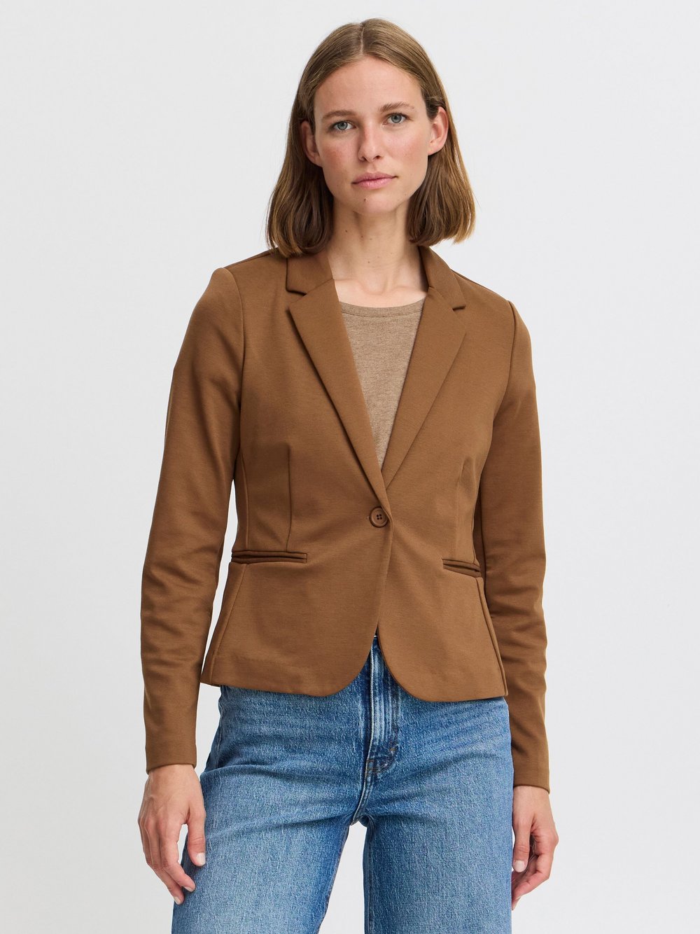 B.Young Sweatblazer Damen braun, 40