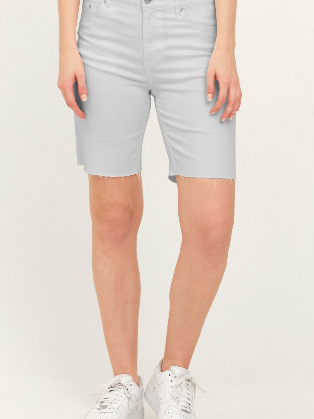 B.Young Jeansshorts Damen Baumwolle weiß, 33