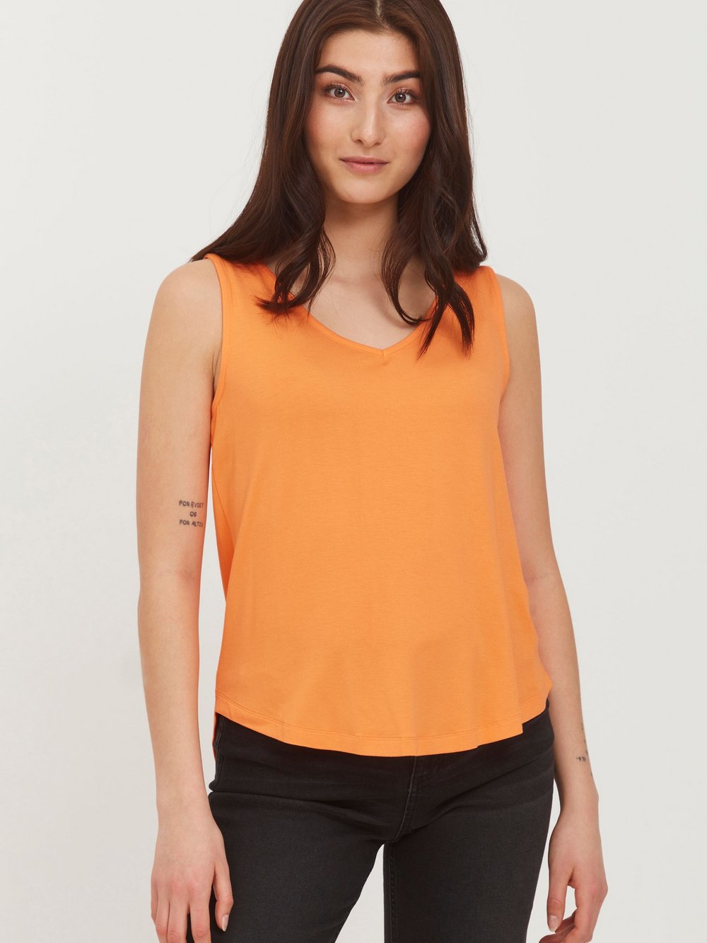 B.Young Trägertop Damen Viskose orange, XL