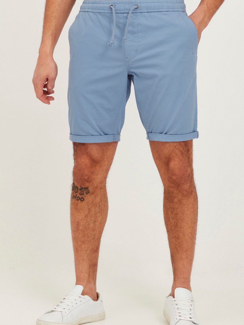 Thumbnail - BLEND Chinoshorts Herren Baumwolle blau, XL