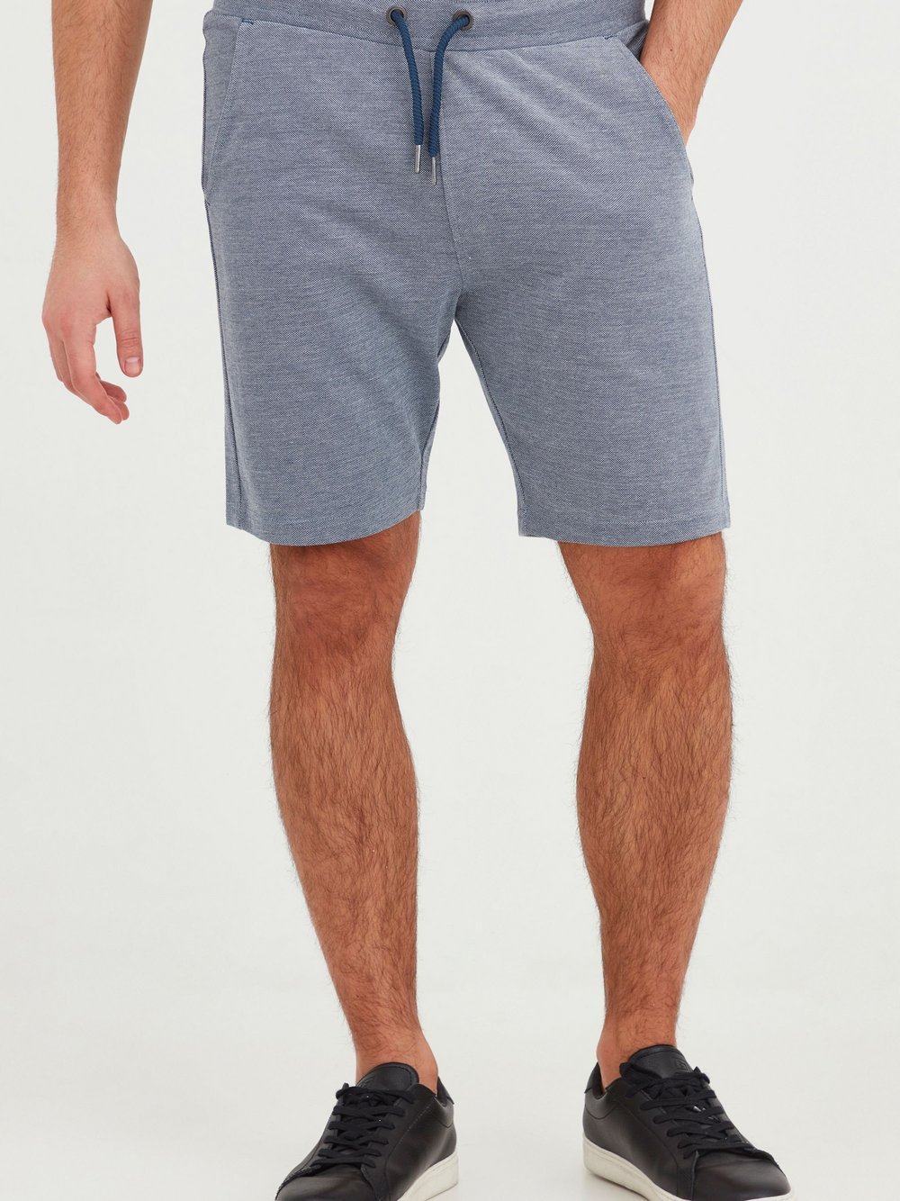 BLEND Sweatshorts Herren Baumwolle blau, L