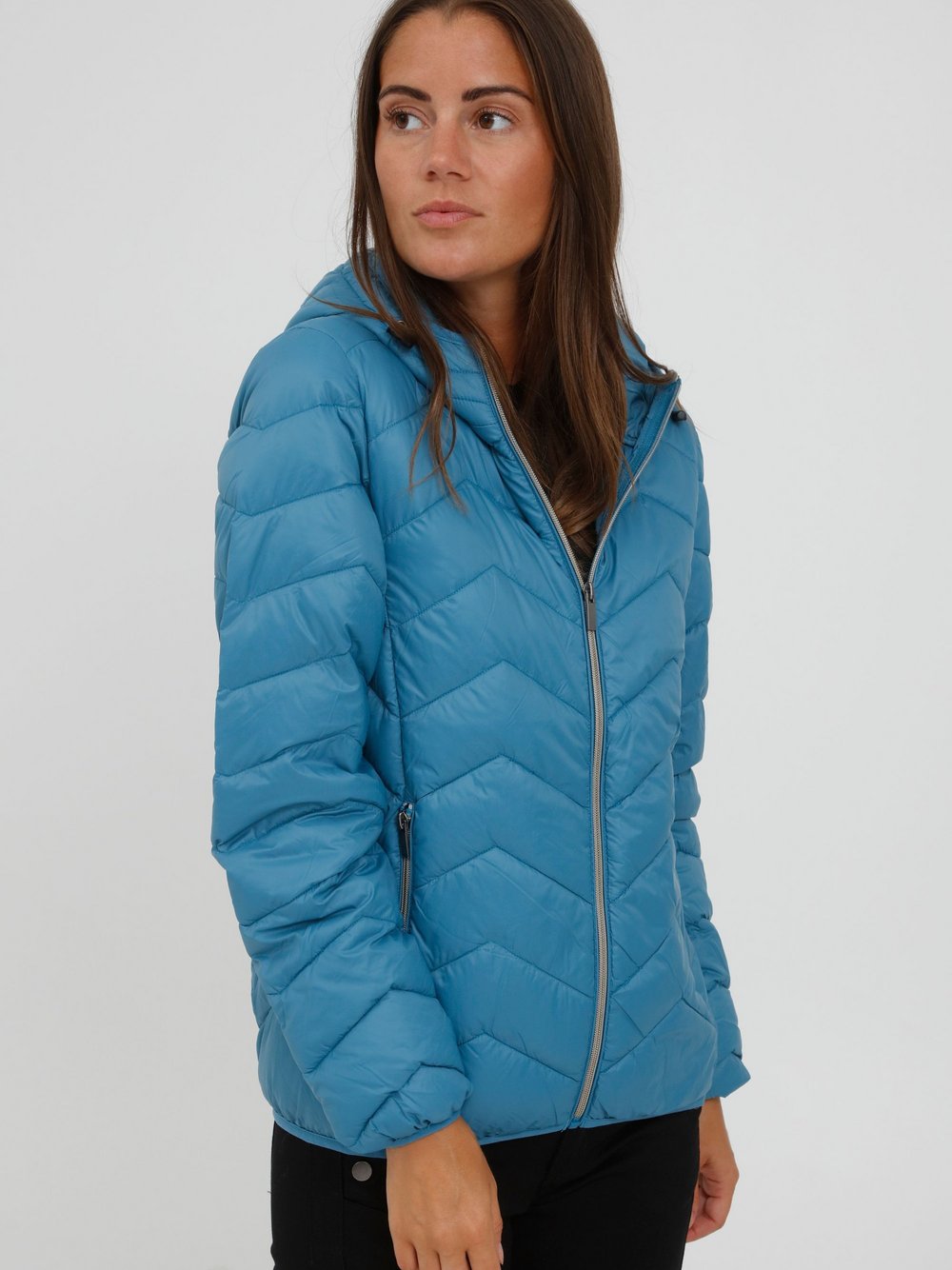 fransa Steppjacke Damen blau, XS