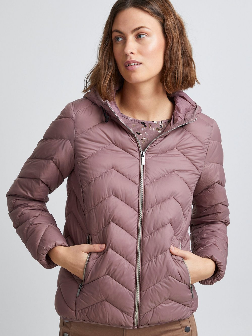 fransa Steppjacke Damen lila, XS