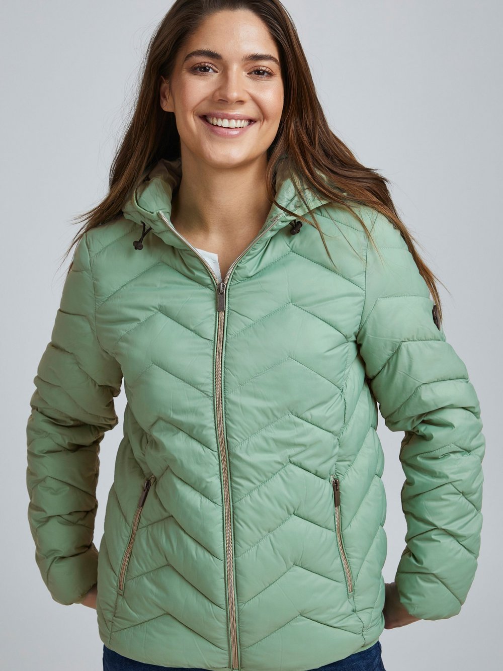 fransa Steppjacke Damen grün, S