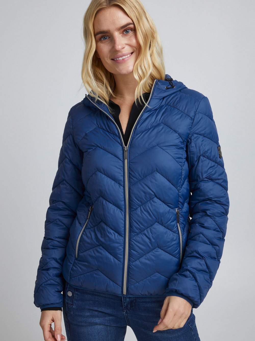 fransa Steppjacke Damen blau, S