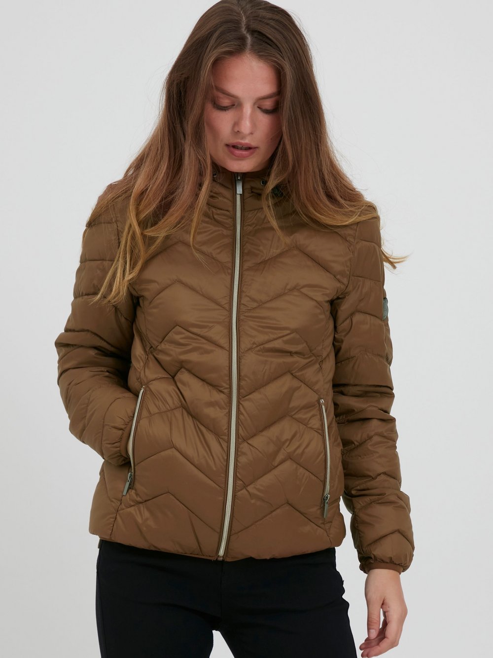 fransa Steppjacke Damen braun, S