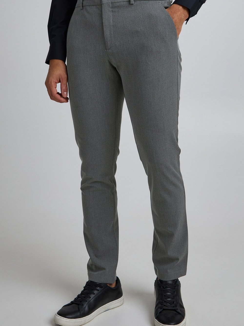 CASUAL FRIDAY Stoffhose Herren Baumwolle grau, 33-30