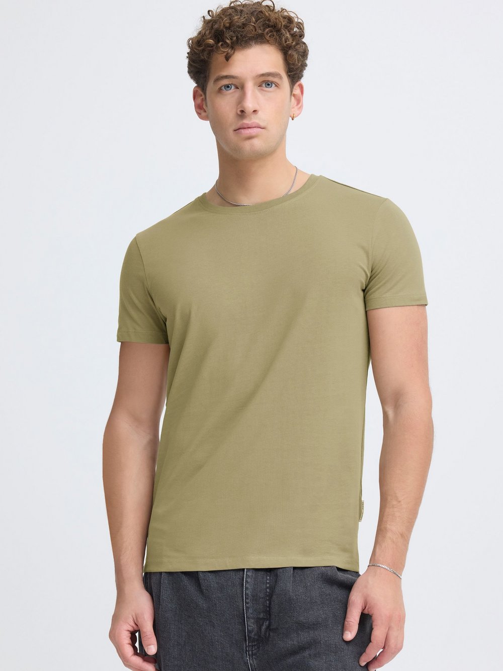 CASUAL FRIDAY T-Shirt Herren Baumwolle grau, L