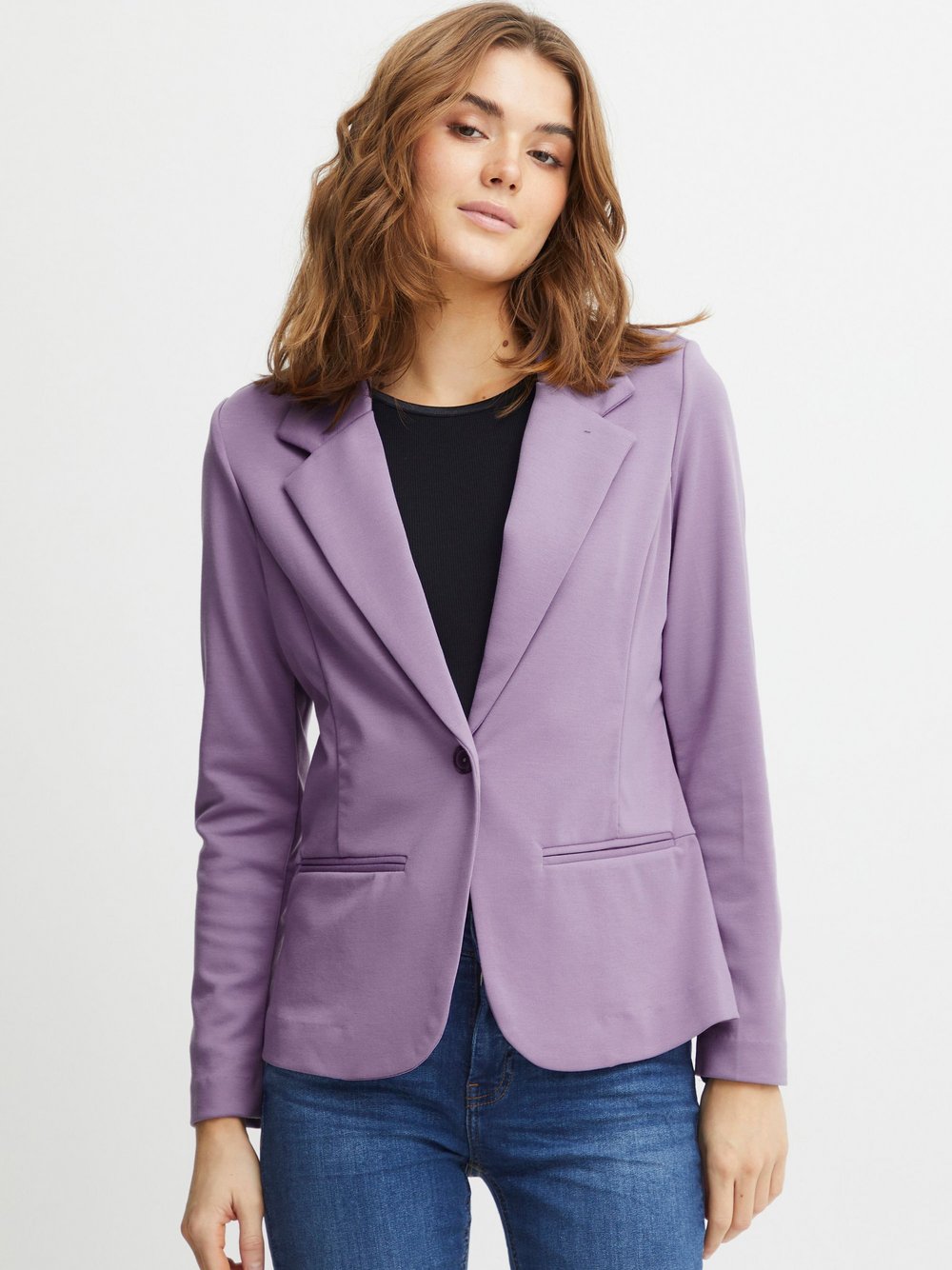 fransa Blusenblazer Damen lila, L