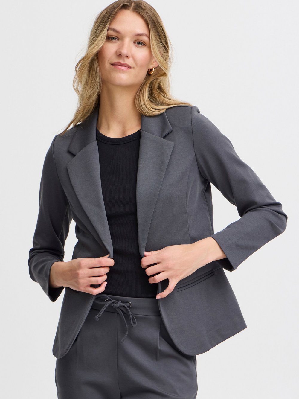 fransa Blusenblazer Damen grau, XXL