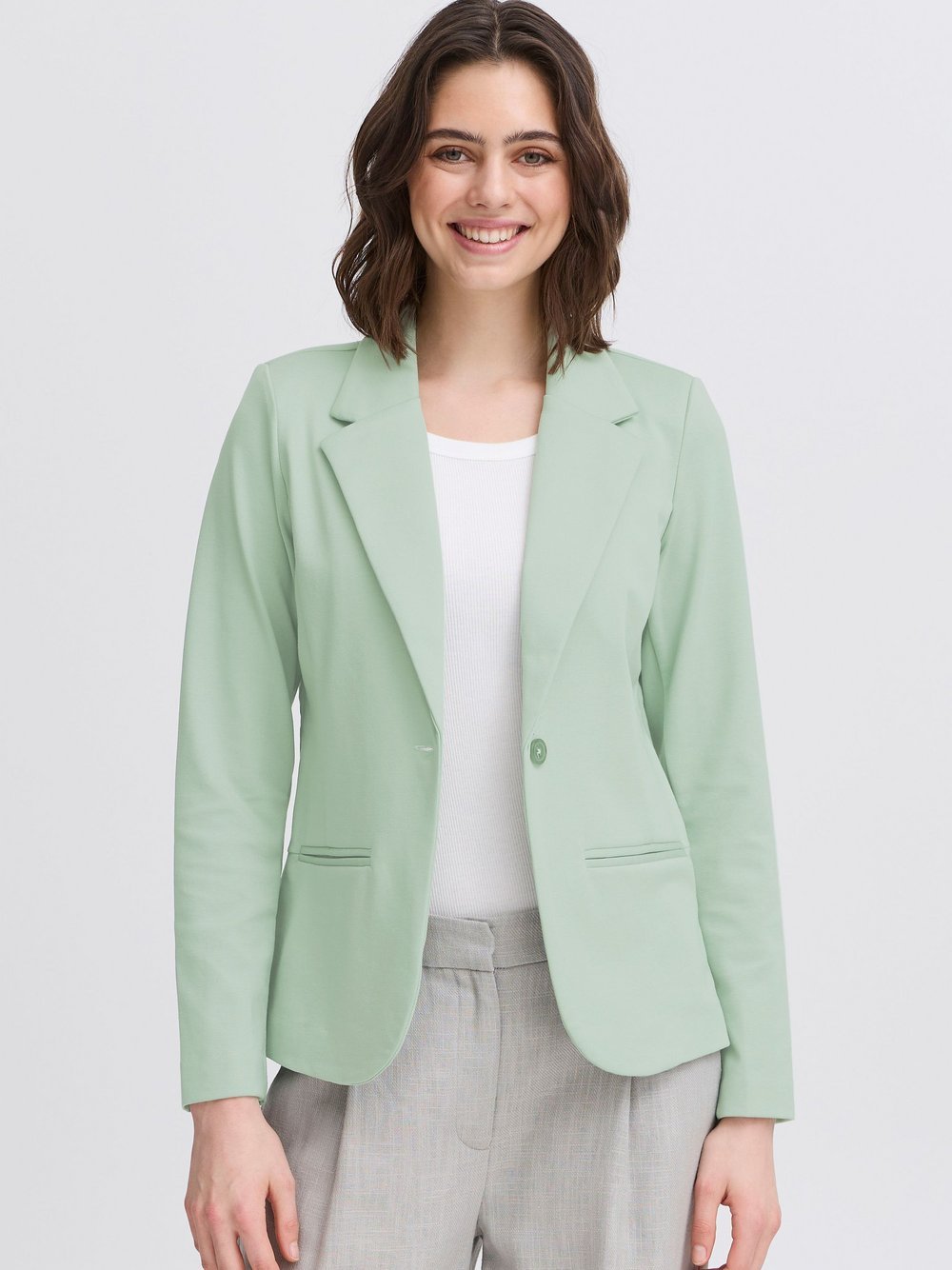 fransa Blusenblazer Damen grün, L