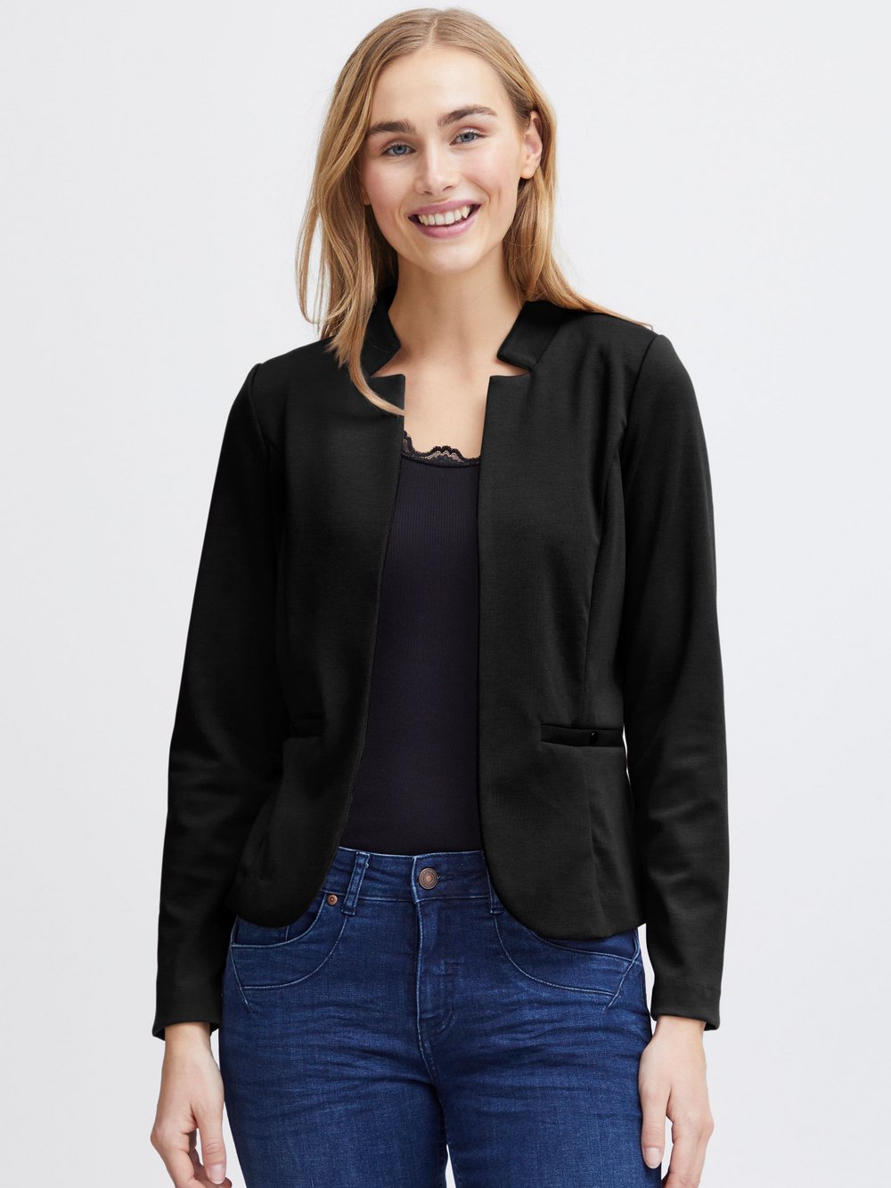 fransa Kurzjacke Damen schwarz, XS