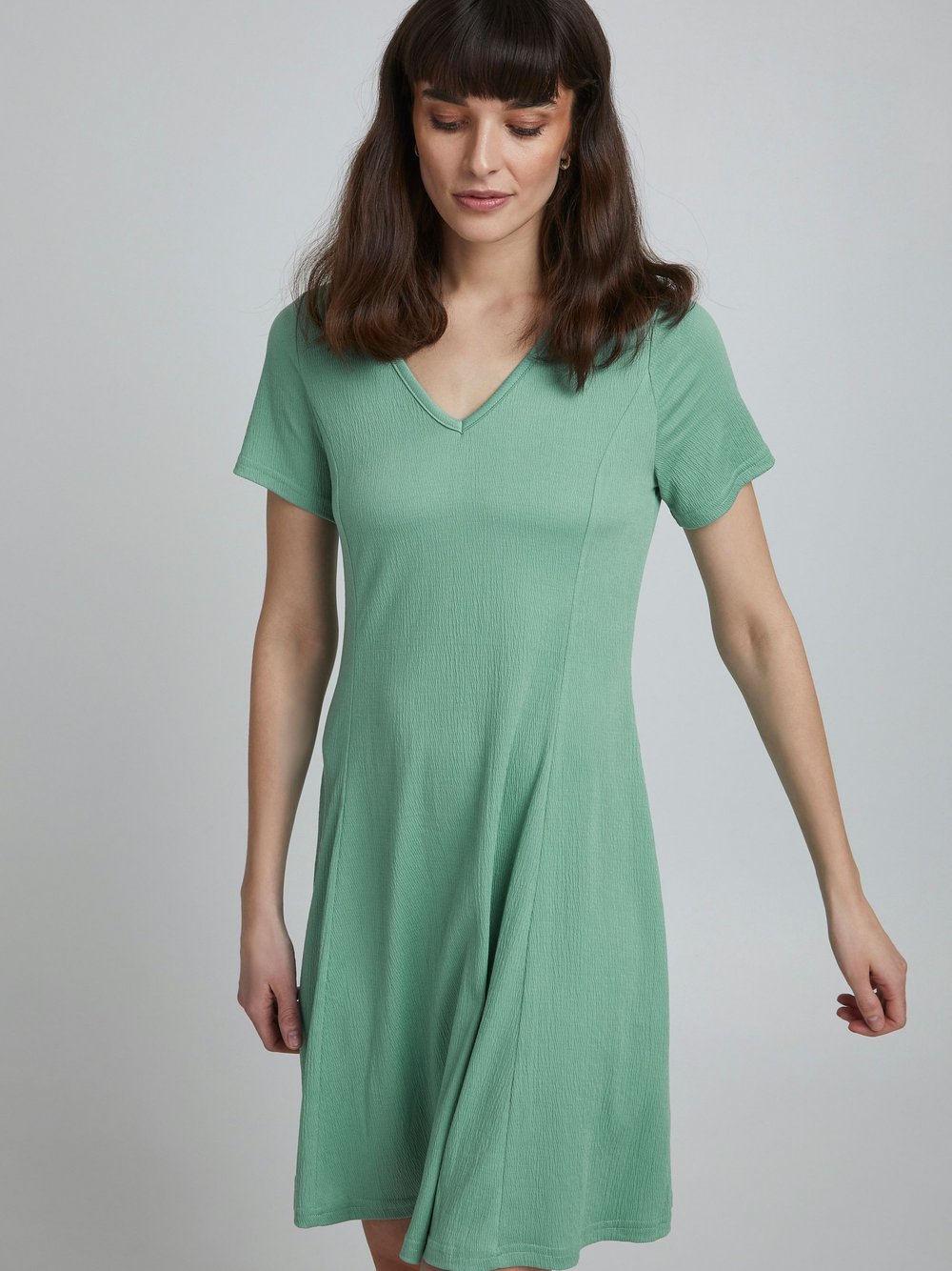 fransa Jerseykleid Damen grün, XL