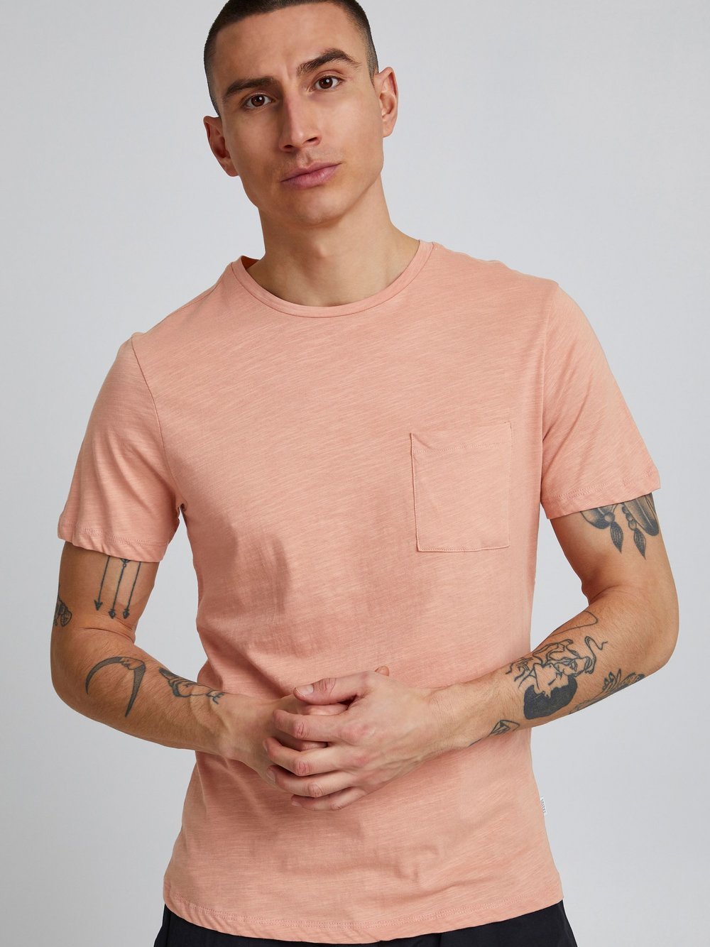 CASUAL FRIDAY T-Shirt Herren Baumwolle braun, L