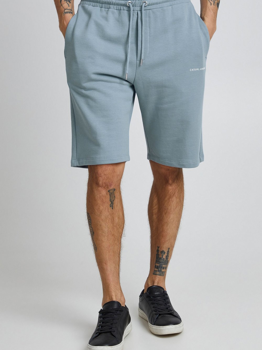 CASUAL FRIDAY Sweatshorts Herren Baumwolle blau, XL