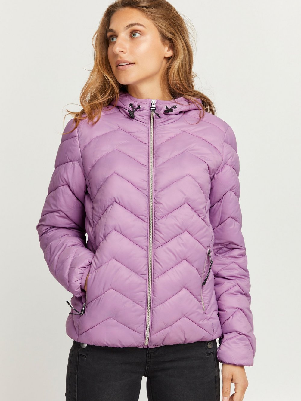 fransa Steppjacke Damen lila, XS