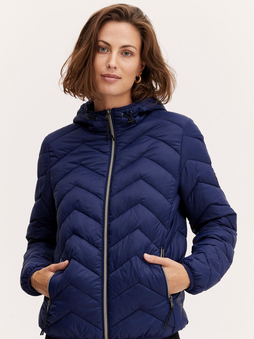 fransa Steppjacke Damen blau, S