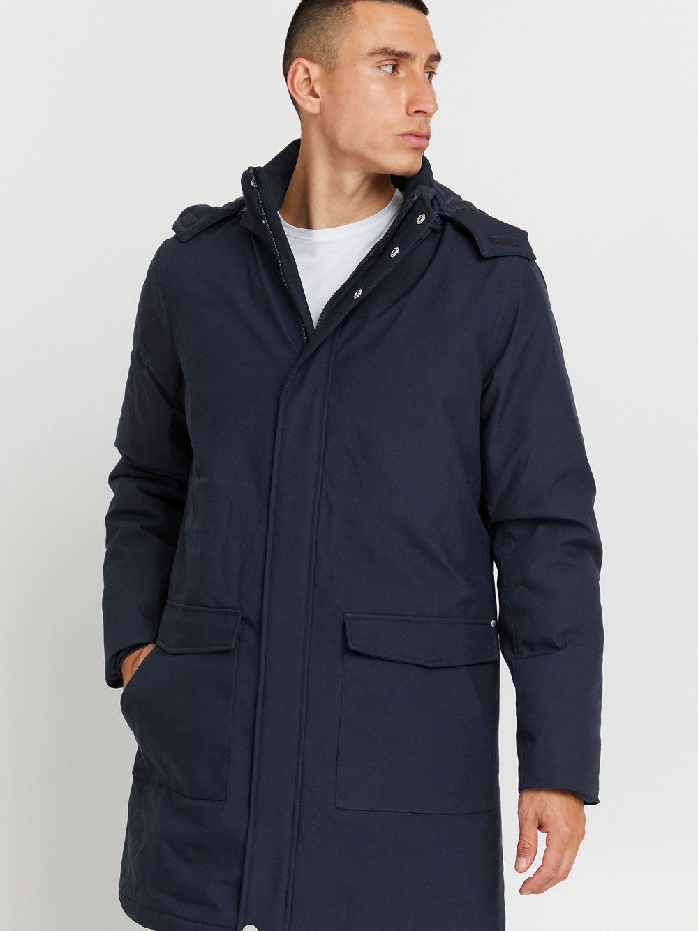 CASUAL FRIDAY Parka Herren blau, M