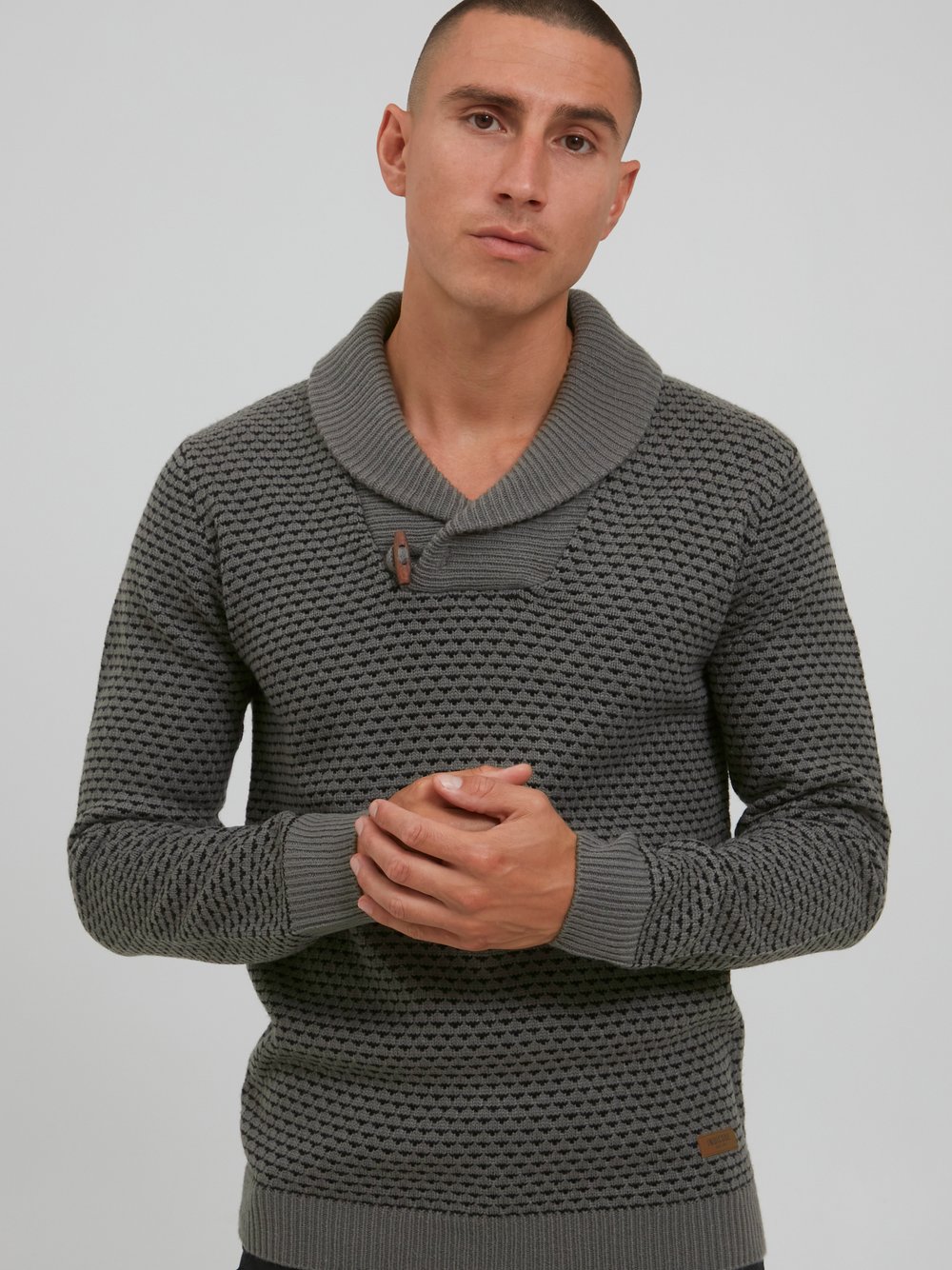 Indicode Strickpullover Herren grau, XL