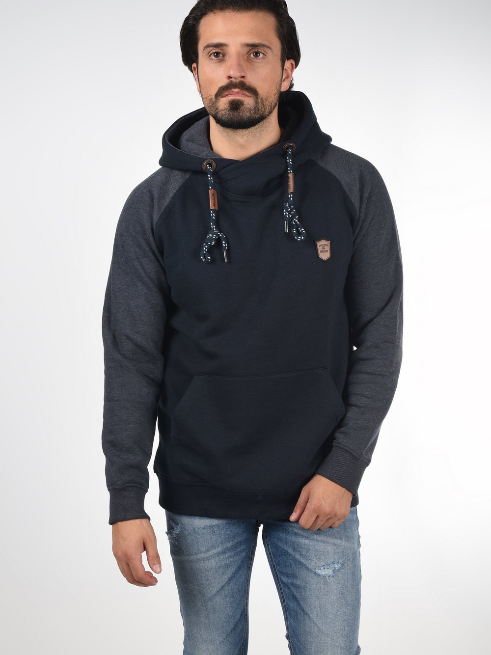 Indicode Hoodie Herren blau, S