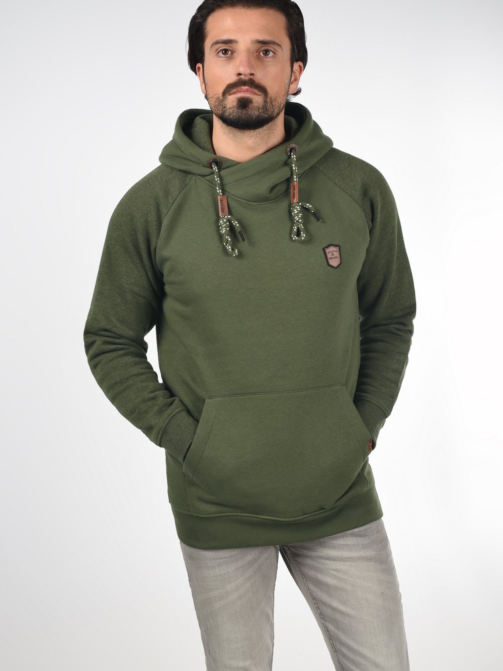 Indicode Hoodie Herren grün, XXL