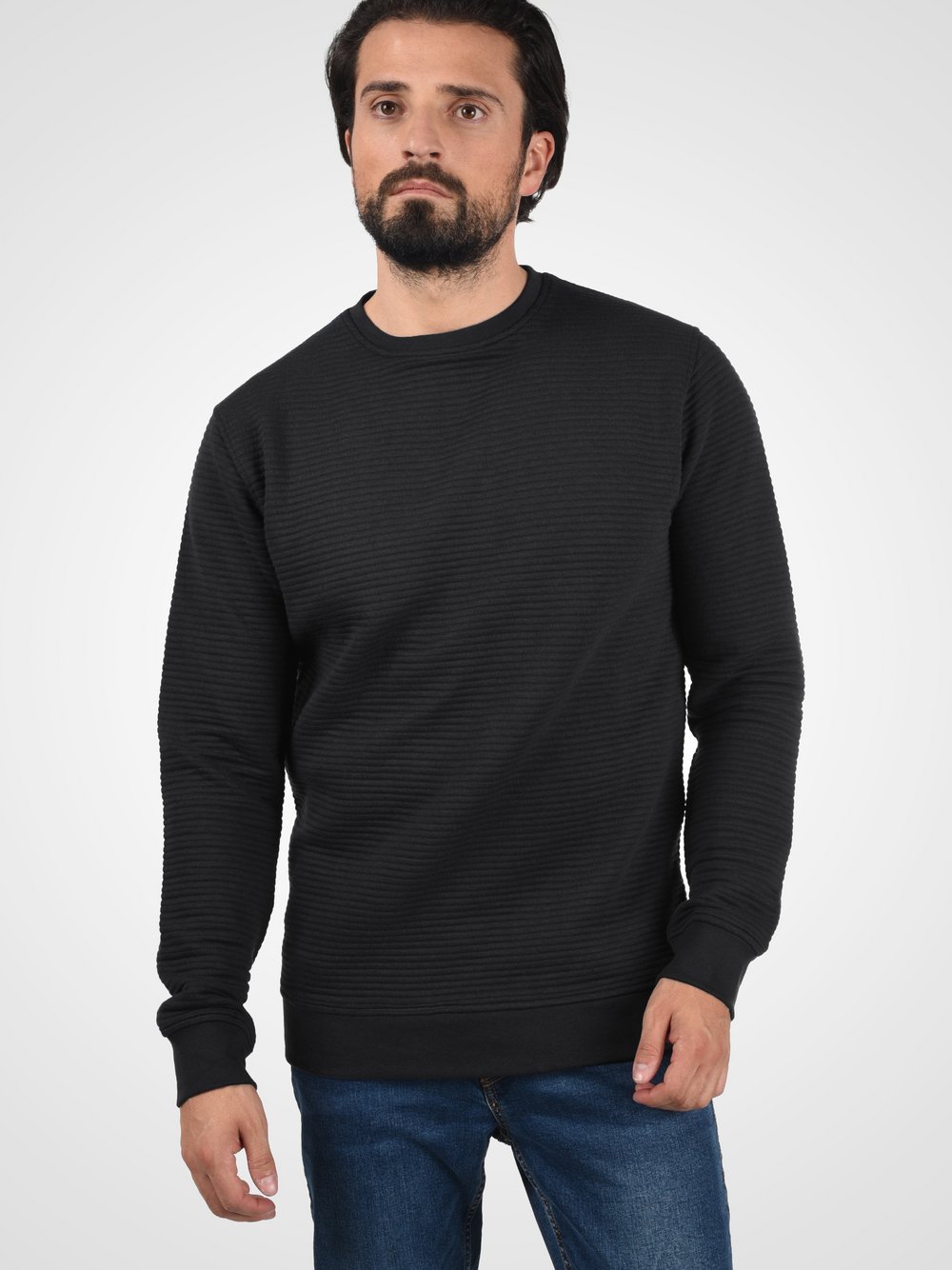 Indicode Sweatshirt Herren schwarz, L