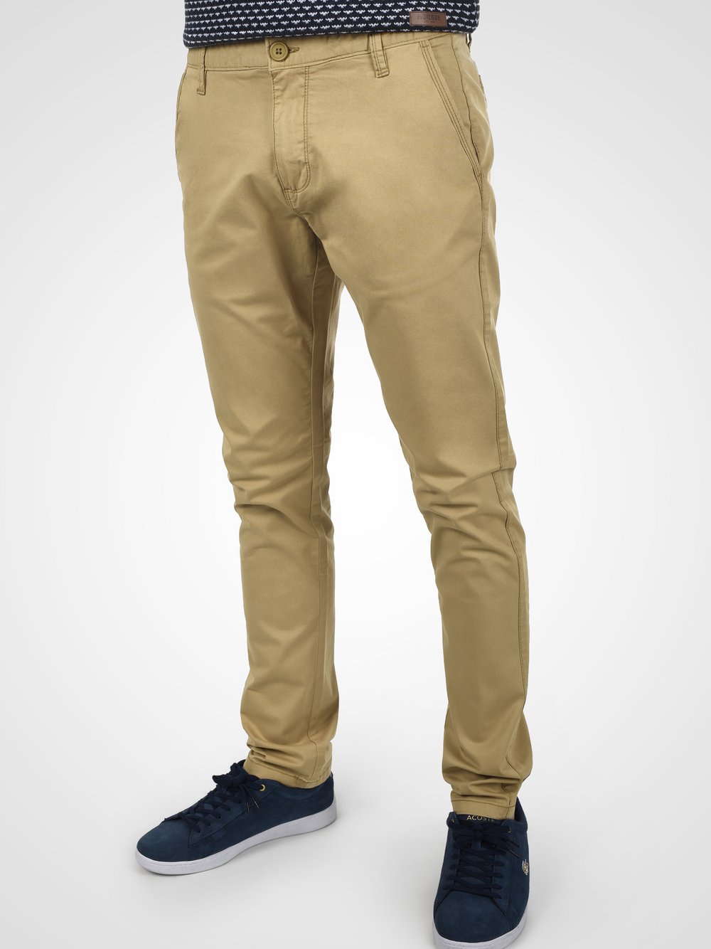 Thumbnail - Indicode Chinohose Herren Baumwolle beige, 36-34