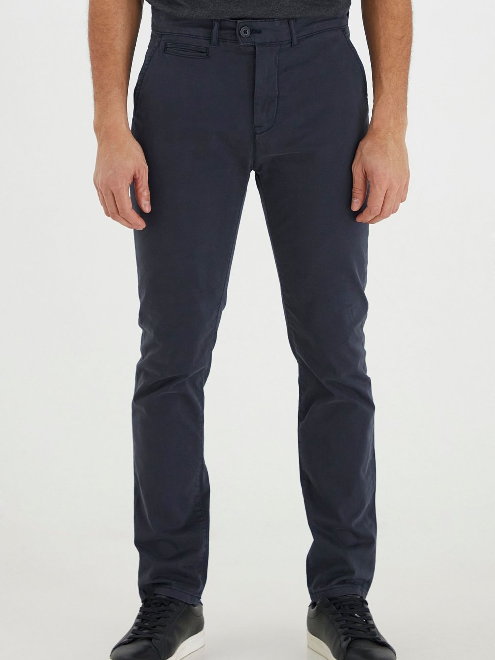 CASUAL FRIDAY Chinohose Herren Baumwolle blau, 32-32