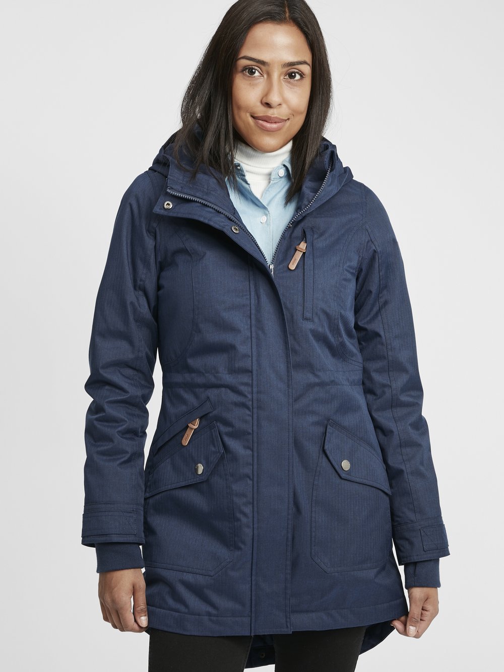 OXMO Parka Damen blau, L