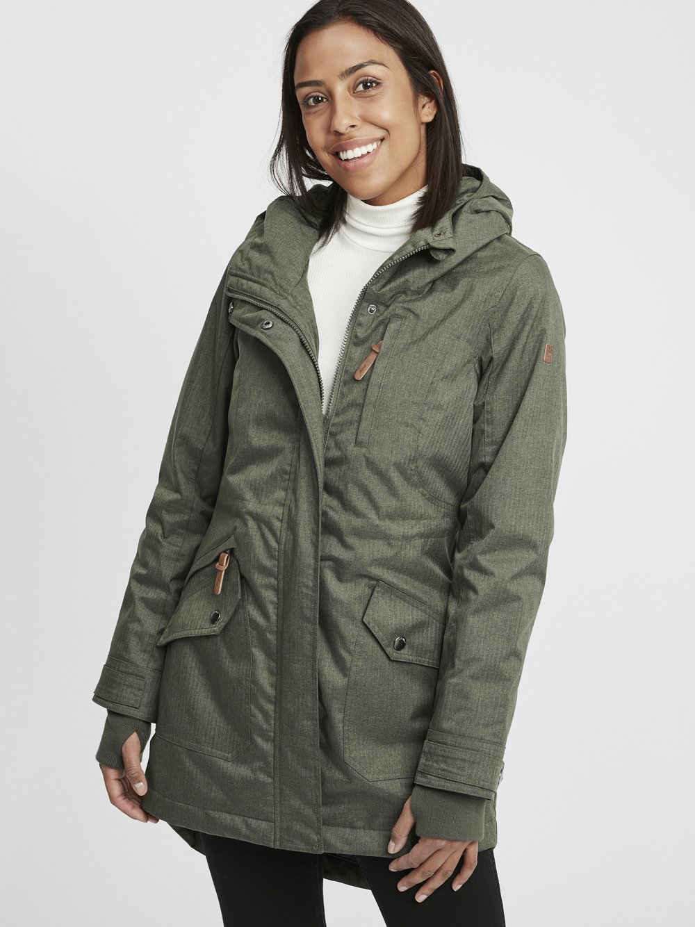 OXMO Parka Damen grün, XS