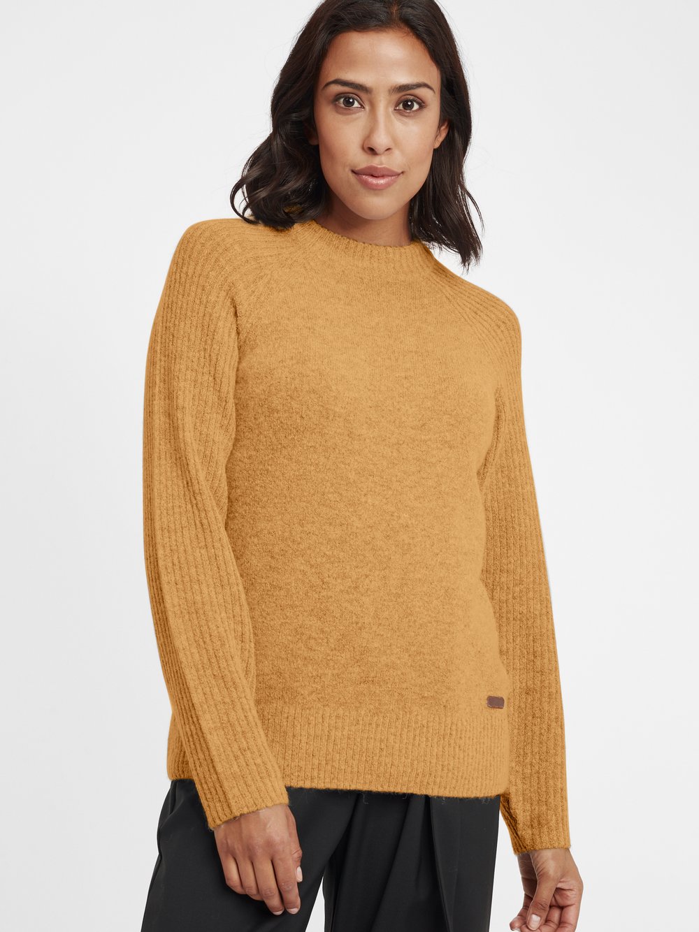 OXMO Strickpullover Damen gelb, S