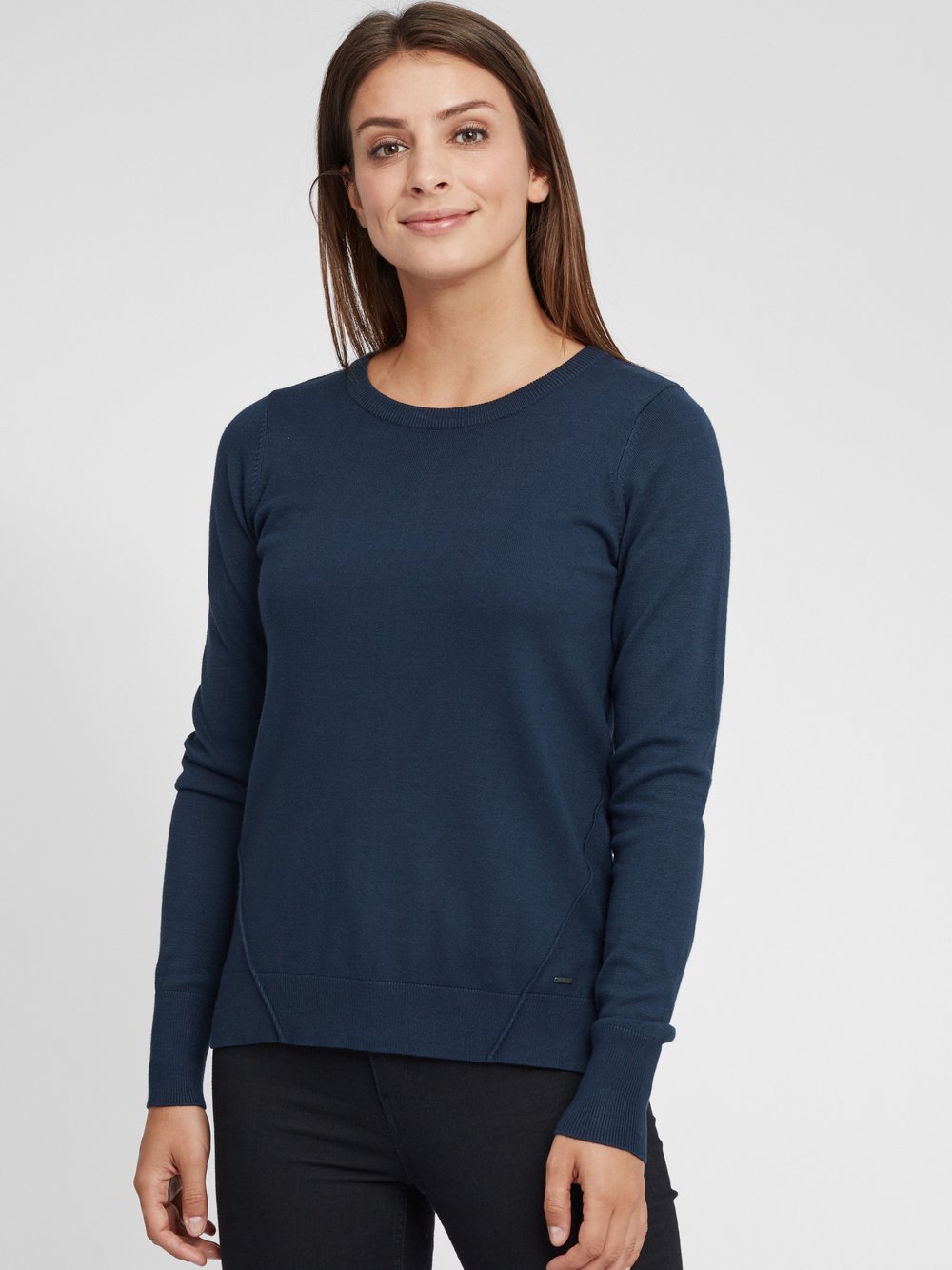 OXMO Strickpullover Damen blau, L