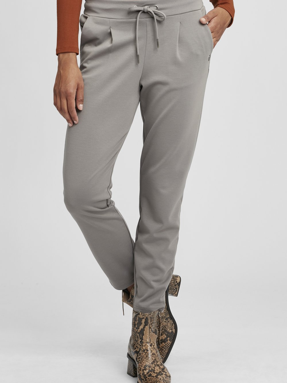 OXMO Stoffhose Damen grau, S