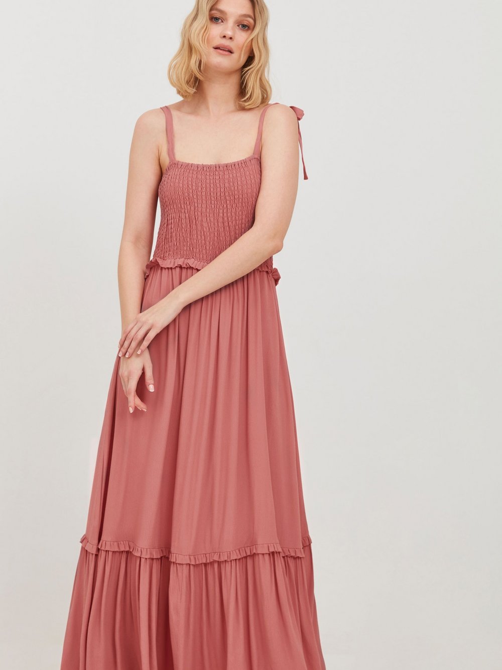 B.Young Sommerkleid Damen Viskose rosa, 34