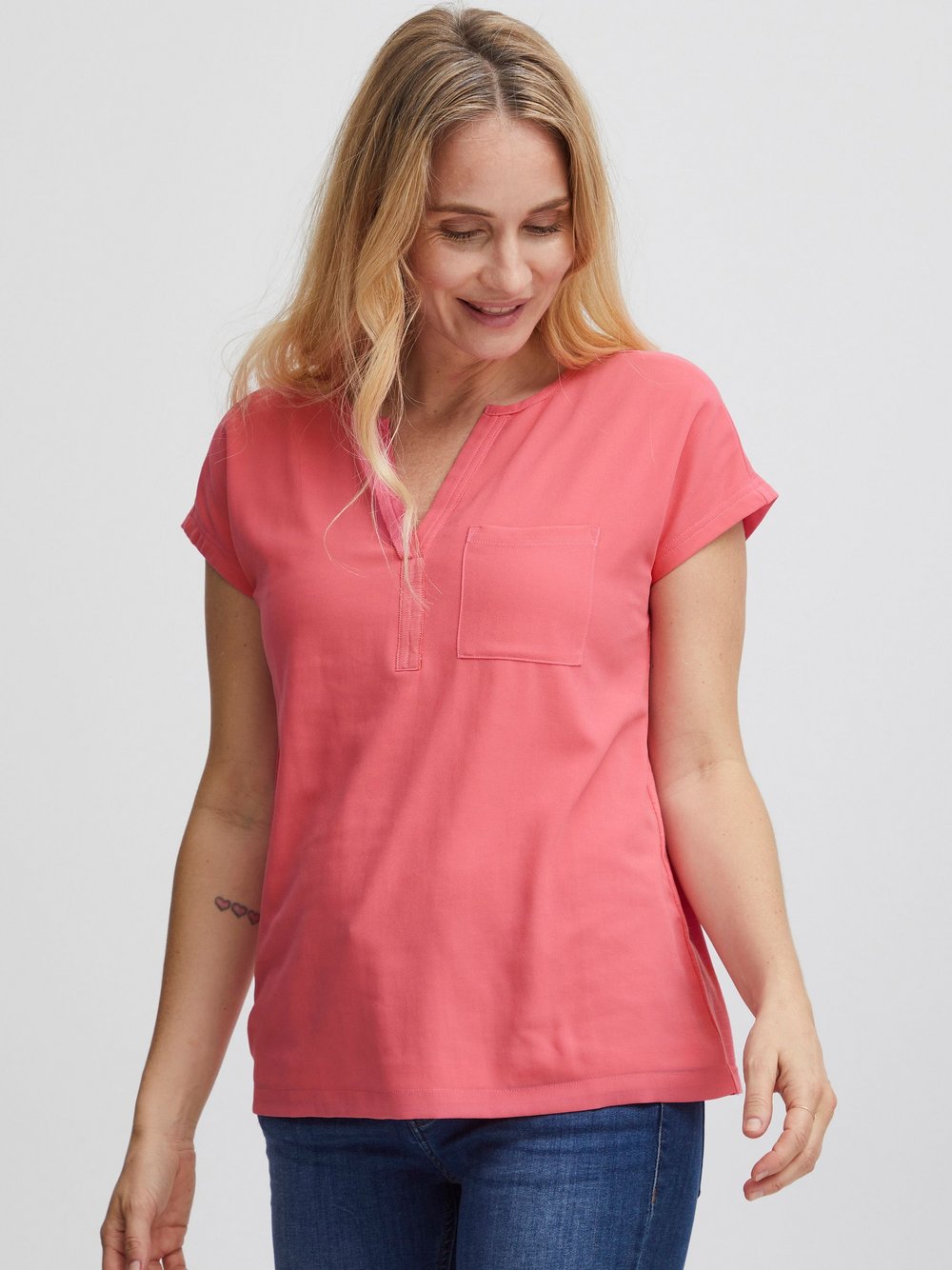 fransa Shirtbluse Damen pink, XL