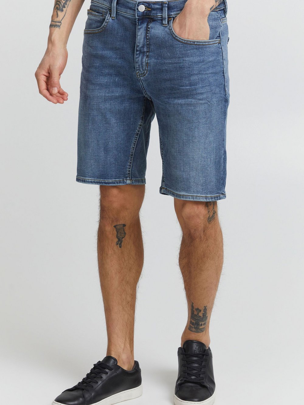 CASUAL FRIDAY Jeansshorts Herren Baumwolle blau, XXL