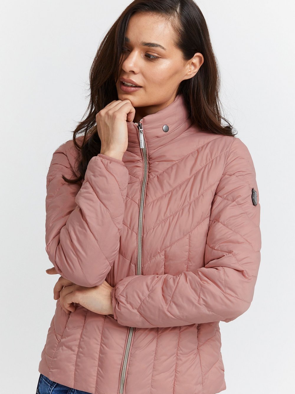 fransa Steppjacke Damen rot, L