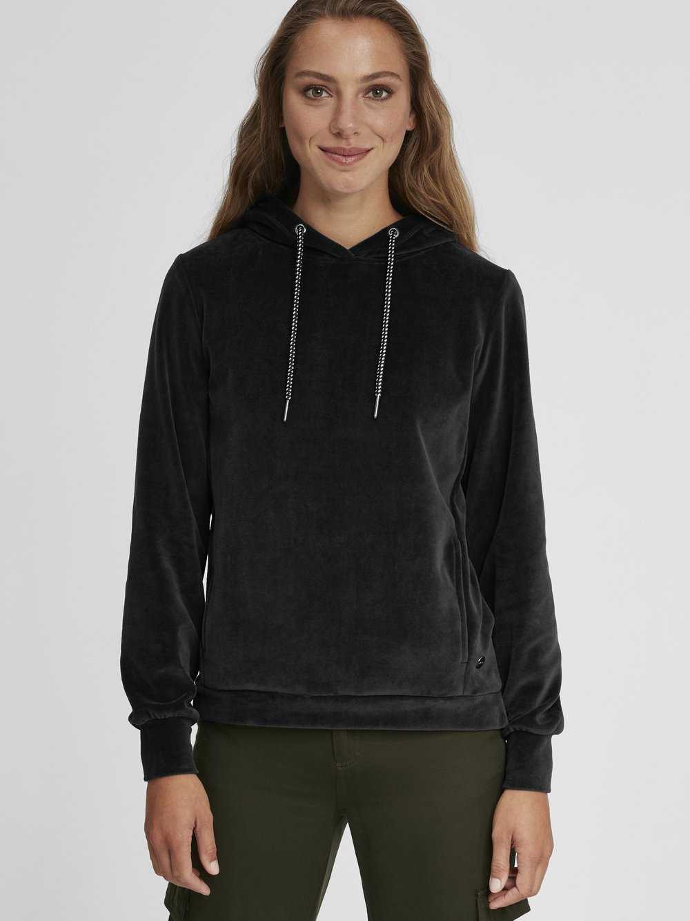 Thumbnail - OXMO Hoodie Damen schwarz, XS