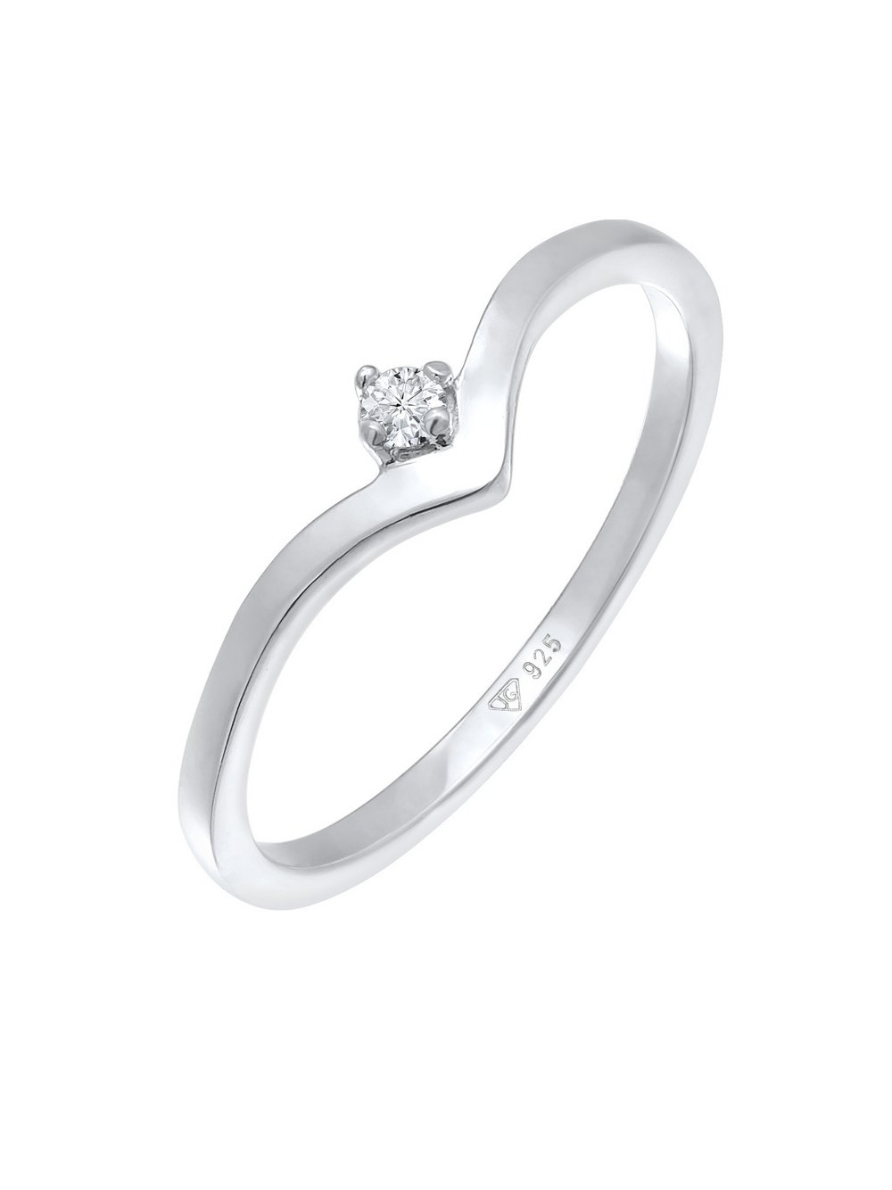 Elli Diamonds Ring Damen Sterlingsilber silber, 52