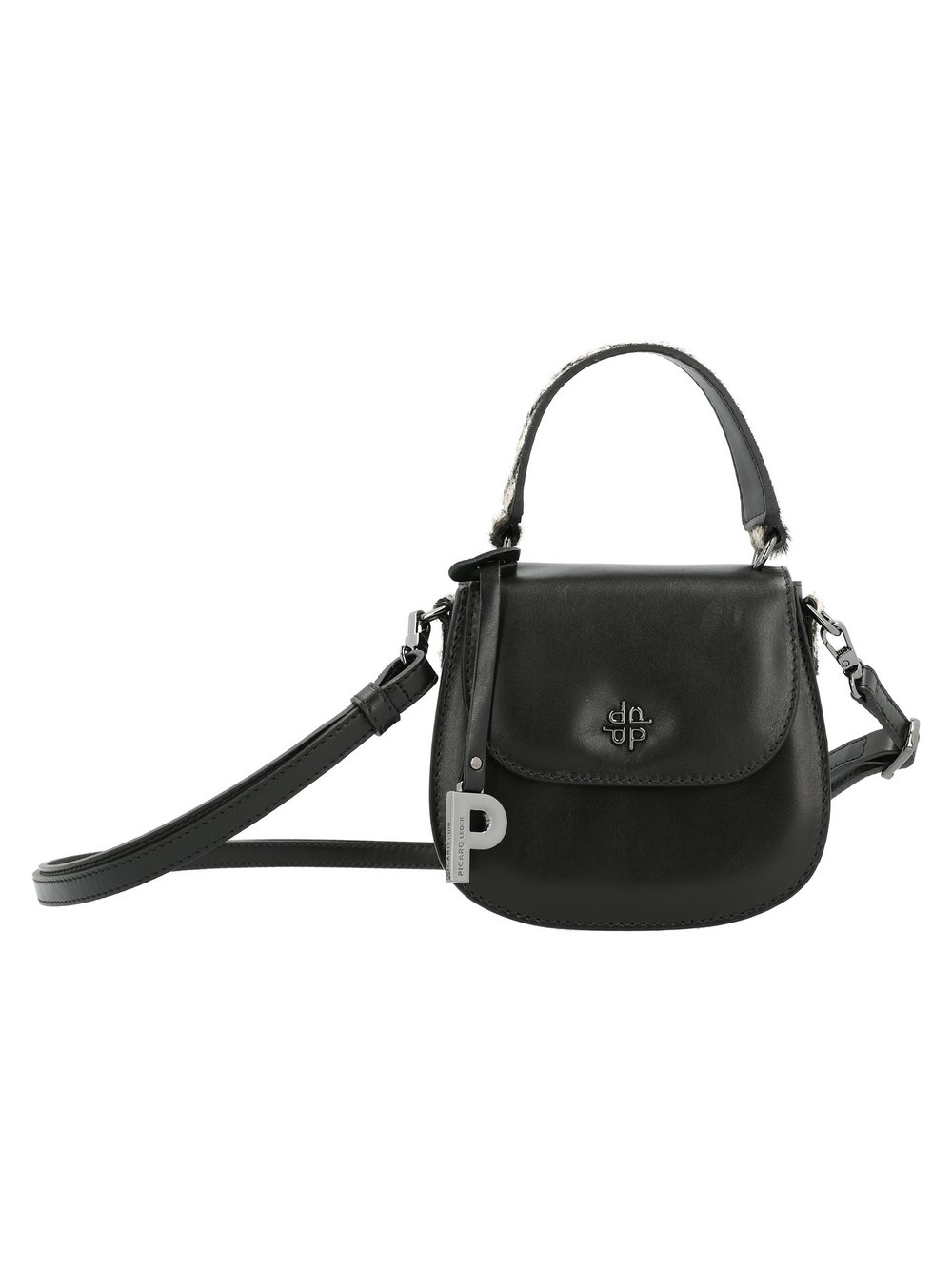 PICARD Henkeltasche Damen Leder schwarz, ONE SIZE