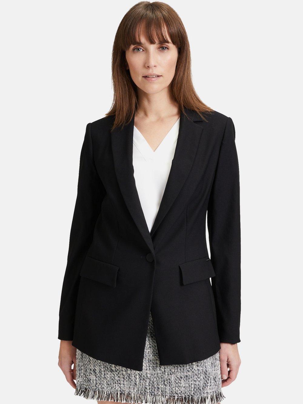 Betty & Co Businessblazer Damen Viskose schwarz, 38