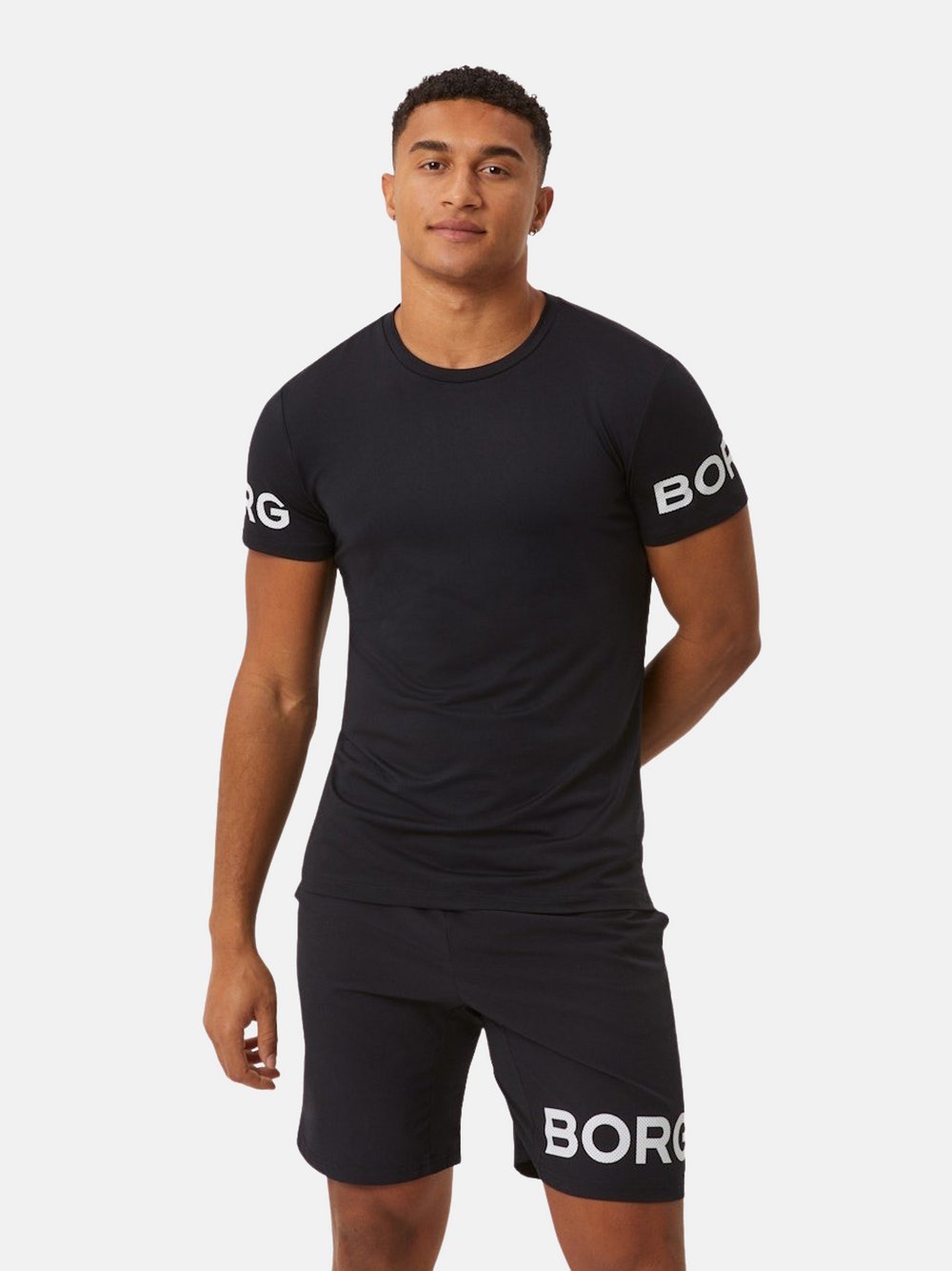 Björn Borg T-Shirt Herren schwarz bedruckt, S