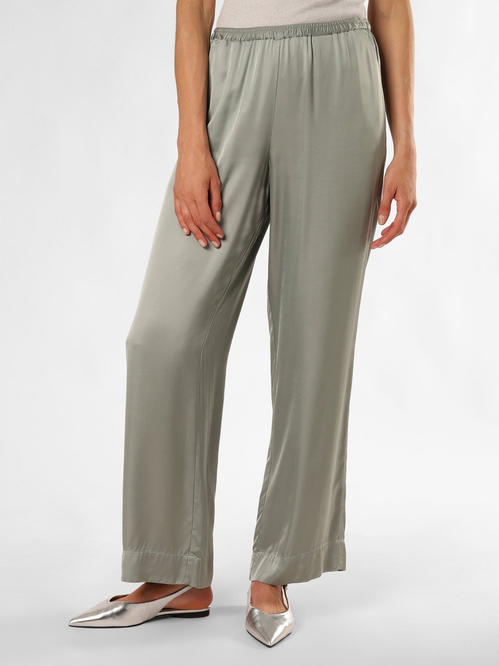 Marc O'Polo Hose Damen Satin grün, 38