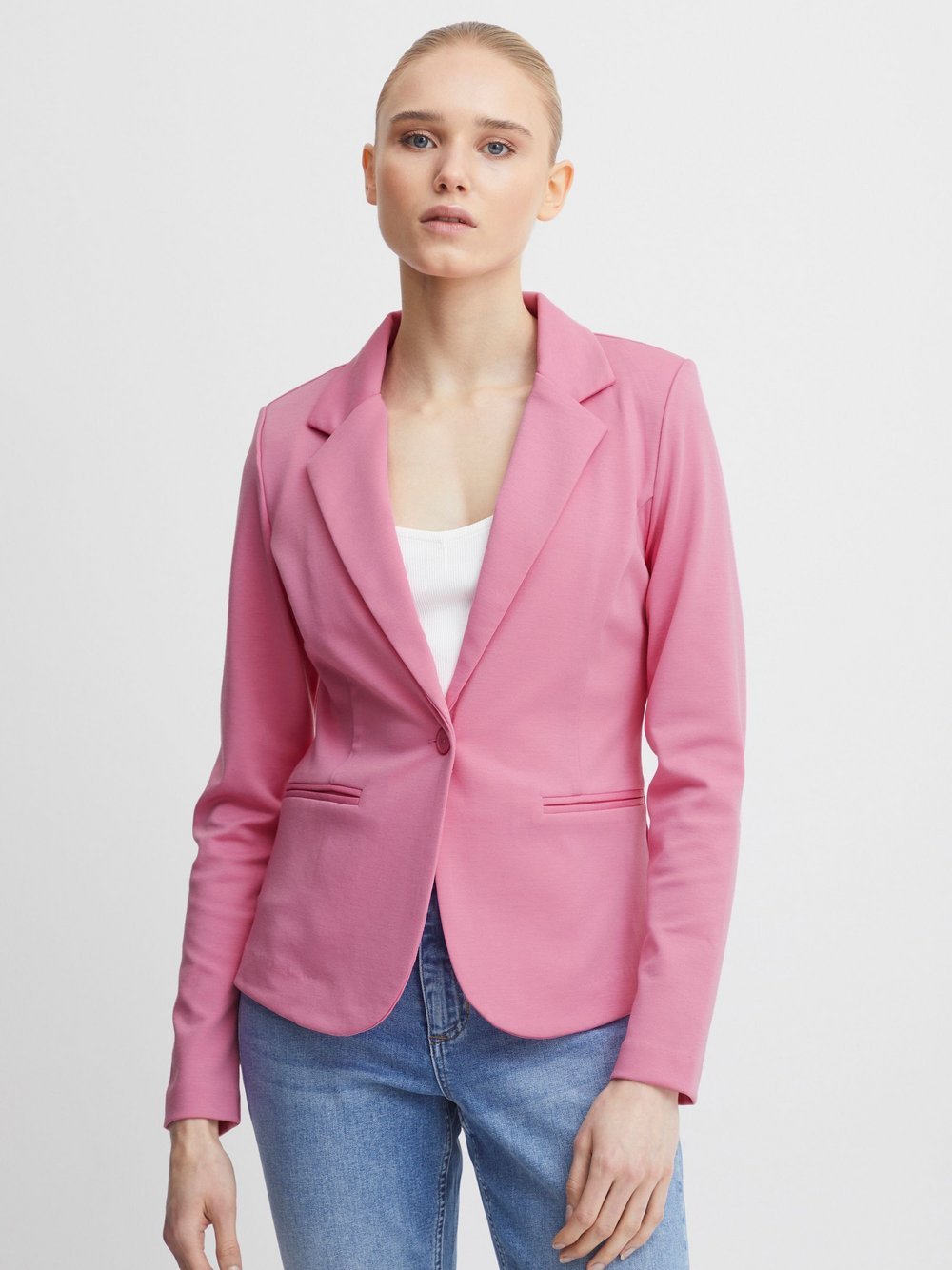 Ichi Sweatblazer Damen pink, XXL