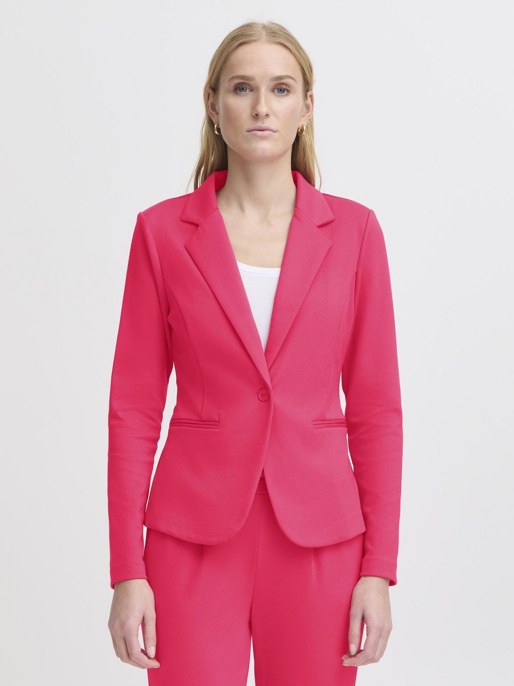 Thumbnail - Ichi Sweatblazer Damen rosa, M