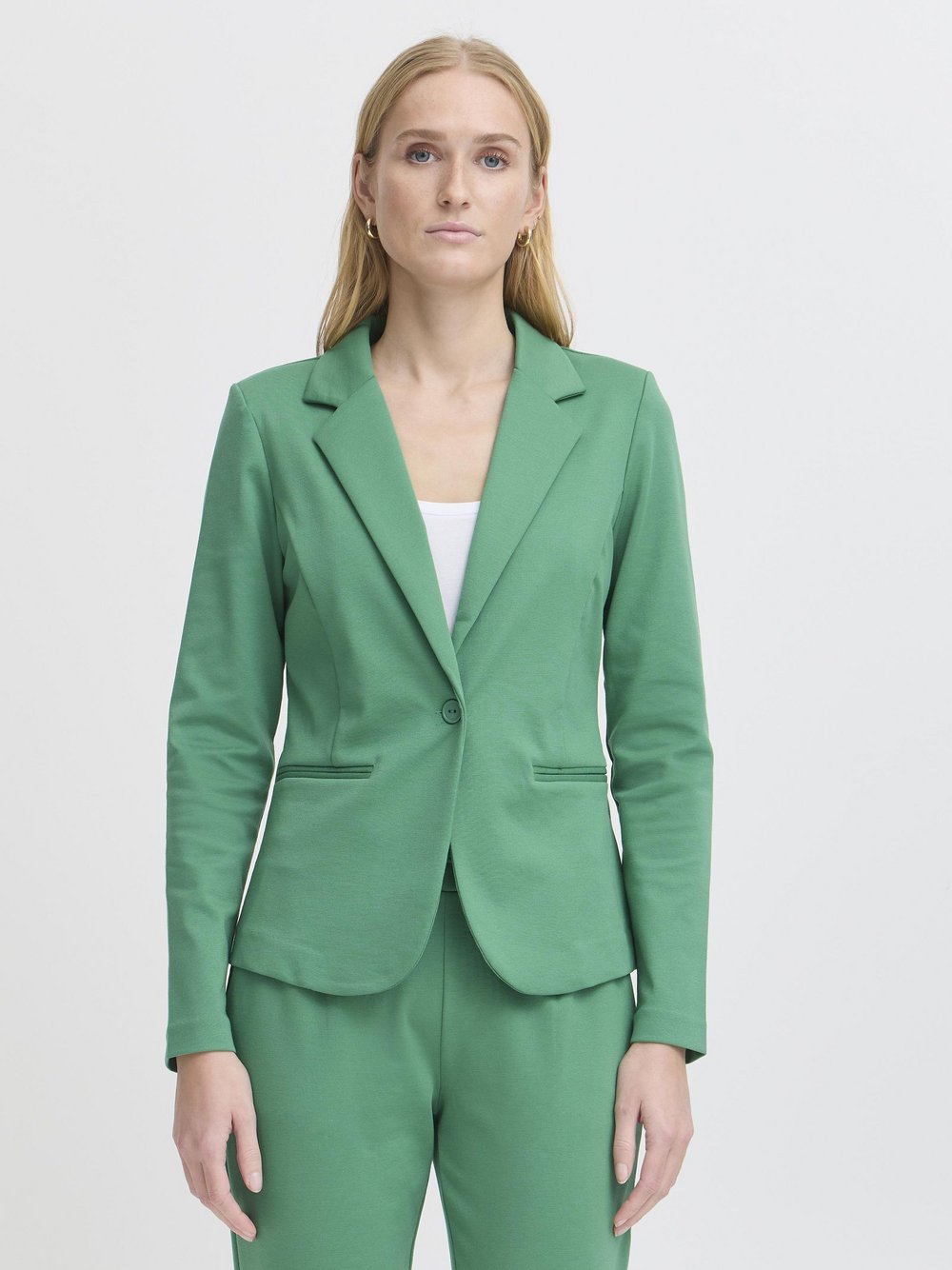 Ichi Sweatblazer Damen grün, XS